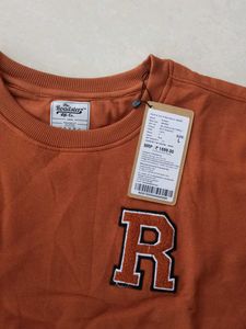 Men's Rust "R" Crewneck Sweatshirt