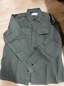 Men's Olive Green Utility Shirt