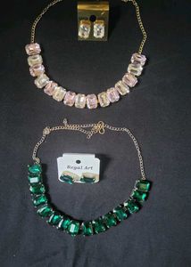 Elegant Necklace and Earring Sets