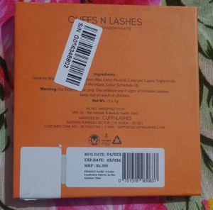 9 Colour Eyeshadow Palette (Cuffs &amp; Lashes)