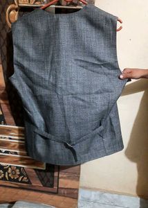 Men's Grey Formal Waistcoat