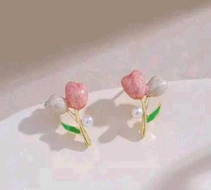 Cute Tulip Flower Earrings