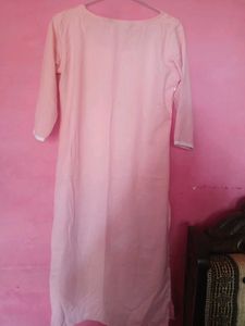 Elegant Peach Kurta Set
