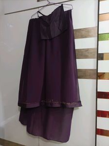 Elegant Purple burkha nakab