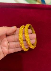 micro Gold polish Bangles