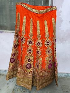 Gorgeous Pink &amp; Orange Lehenga