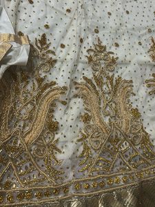Elegant Embroidered Anarkali suit with legging and