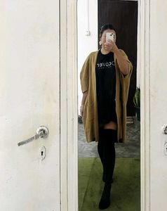 Tan Knit Cardigan