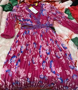 Floral Cutout Midi Dress