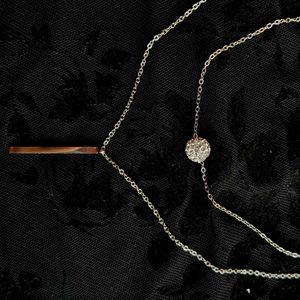 Silver Tone Layered Necklace