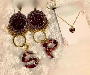 Boho Resin Floral Dangle Earrings &amp; Bracelet Set