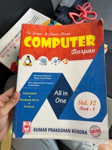 Std 12 Computer Science Book