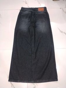 Wide Leg Denim Jeans