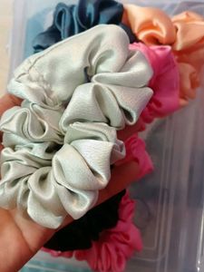 Satin Scrunchies Set 4