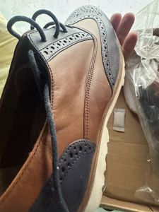 Unavera Rosch Wingtip Brogue Shoes Blue