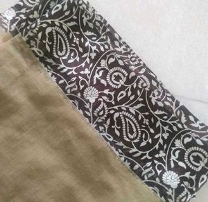 Light Brown Saree | Elegant Office wear