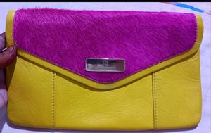 Vibrant Yellow Clutch Bag