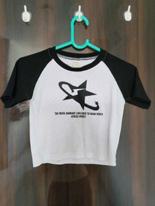 Graphic Print Raglan T-Shirt