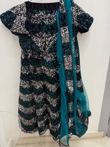 party wear sequence, Lehenga Choli Dupatta