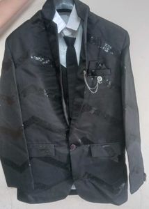 Boys' Black Party Suit