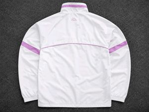 Kappa White &amp; Purple Track Jacket