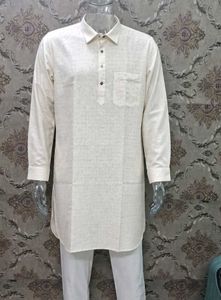 Men's Cream Kurta 🆕