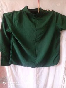 Beautiful Dark Green High neck Top 😍