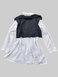 Chic White Shirt Dress