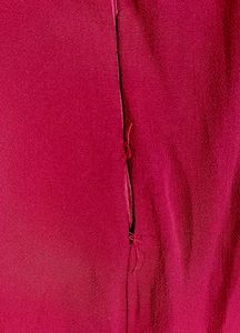 Long Maroon Jumpsuit Dress (Women)