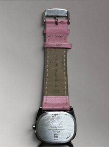 Fastrack Pink Leather Strap Watch
