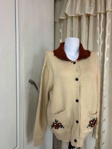 Chic Embroidered Cardigan