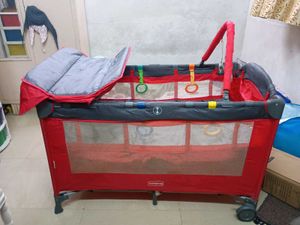 Baby Playpen with Canopy