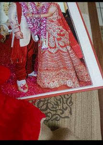 Bridal Lehenga - Red &amp; Gold
