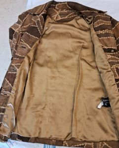 Vintage Suede Patchwork Jacket
