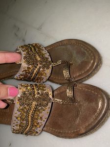 Embellished Heels Sandals