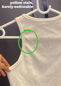 White goth Tank Top