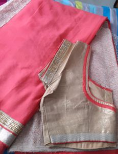 Beautiful Red Color Heavy Saree