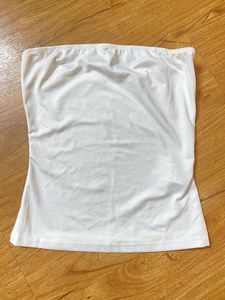 Chic White Strapless Tube Top