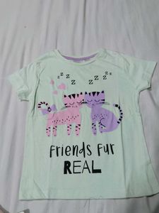 Cute Cat Friends Graphic T-Shirt