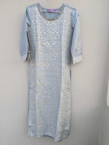 Elegant Blue Kurta Set with Dupatta