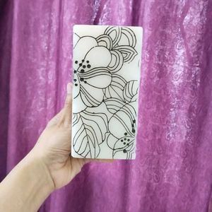 Floral Design Candle