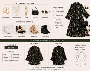 Floral Tunic Dress - Style it Your Way