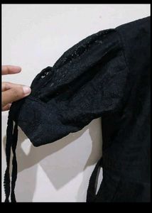 Elegant Black Lace Top