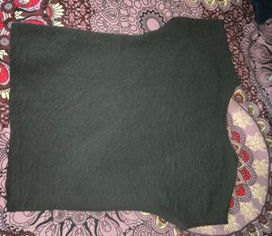 Chic Textured Black Top