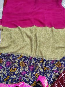 Elegant Floral Print Saree
