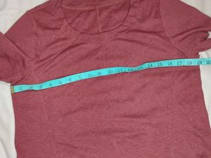 Casual Maroon T-Shirt Dress