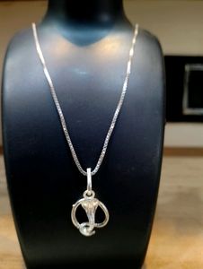 Snake Chain Pandent Pure Silver 925