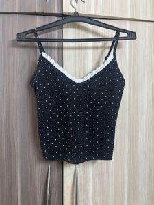 Lace trimmed Top