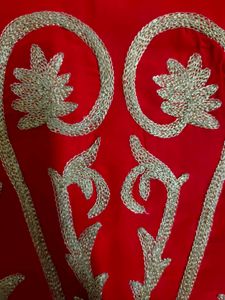 very beautiful red dress