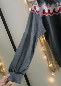Pluss Women Sweatshirt Free Size